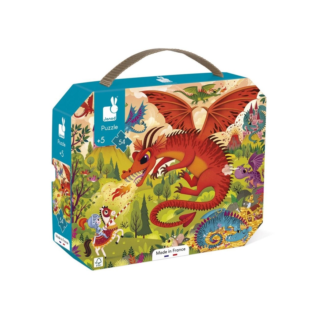 Puzzle 54 pcs Les dragons - Janod
