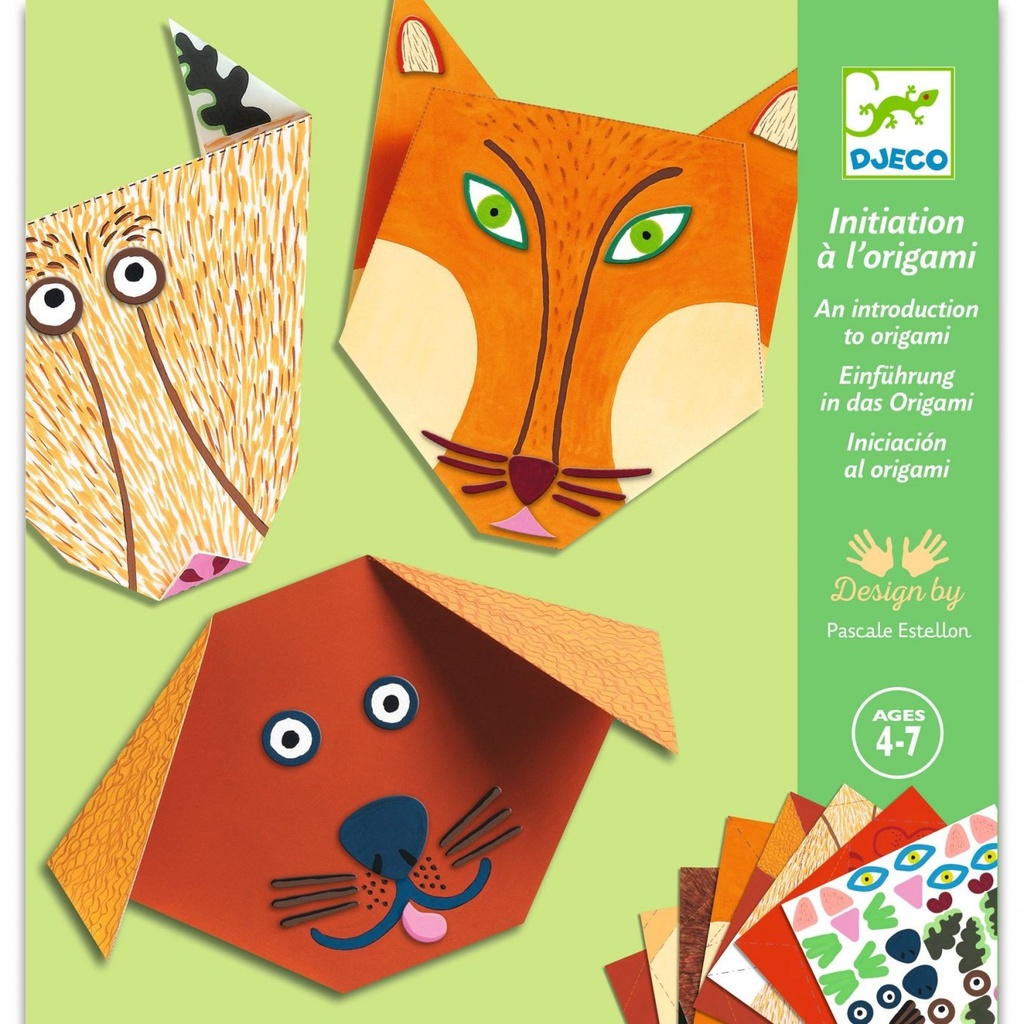 Pochette Origami Animaux - Djeco