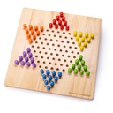 Jeu de dames chinoises en bois - Bigjigs