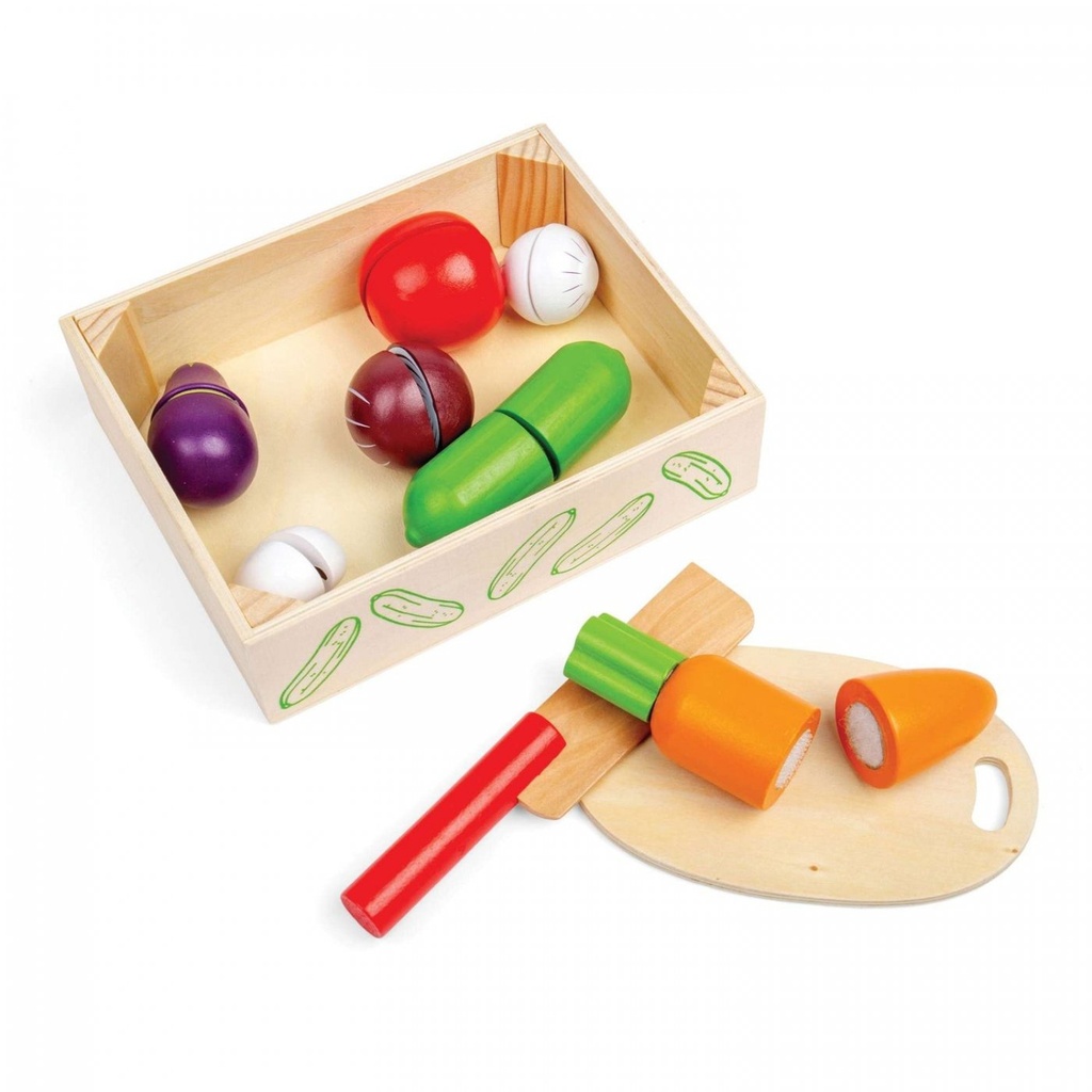 [BJ473] Légumes à découper en bois - Bigjigs