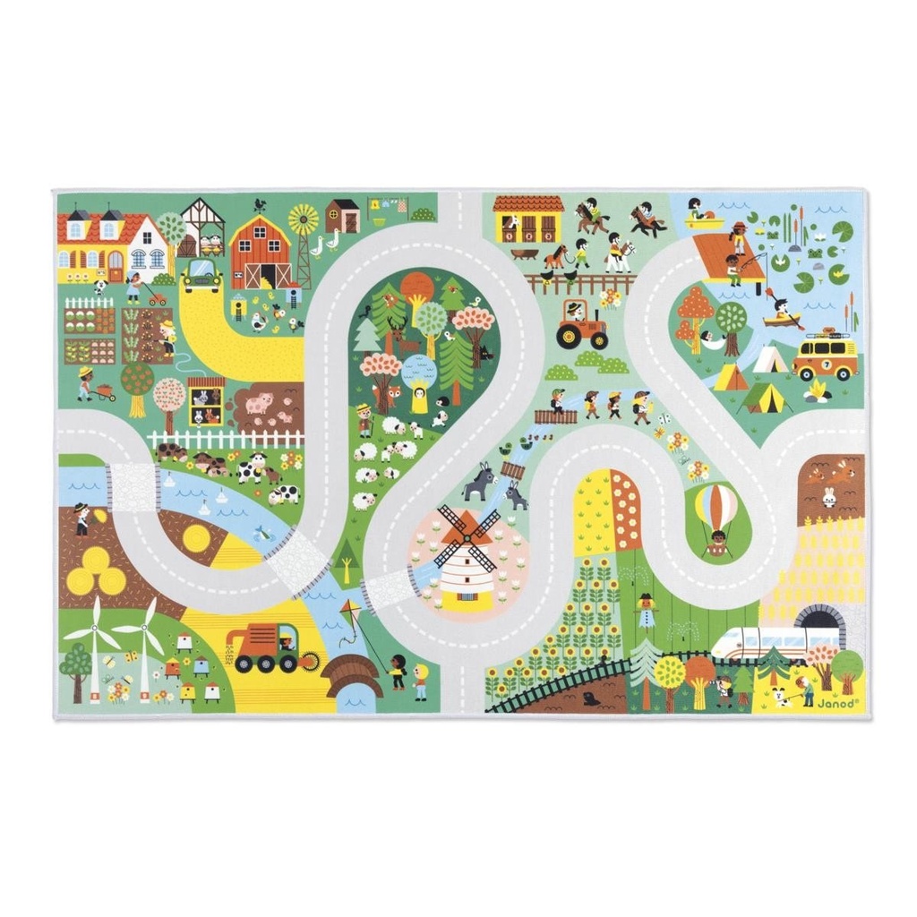 [J05930] Tapis Campagne Cross Roads - Janod