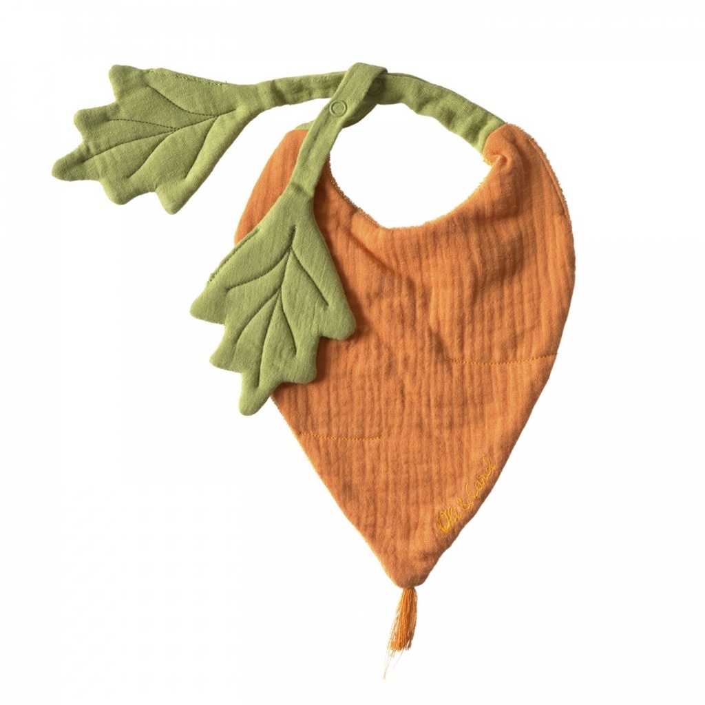 [L-BIBS-CARRT] Bavoir Carrotte Cathy - Oli & Carol