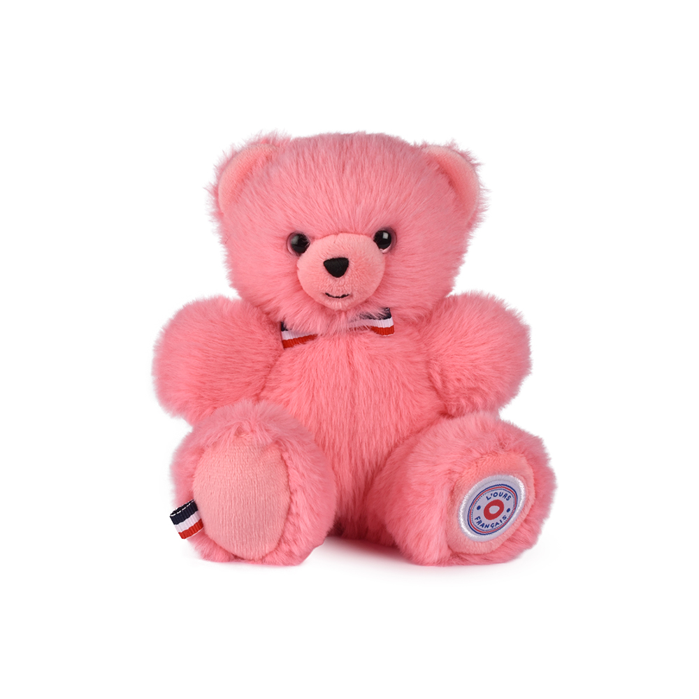 Le nounours français Diabolo Fraise 19 cm - L'ours Français