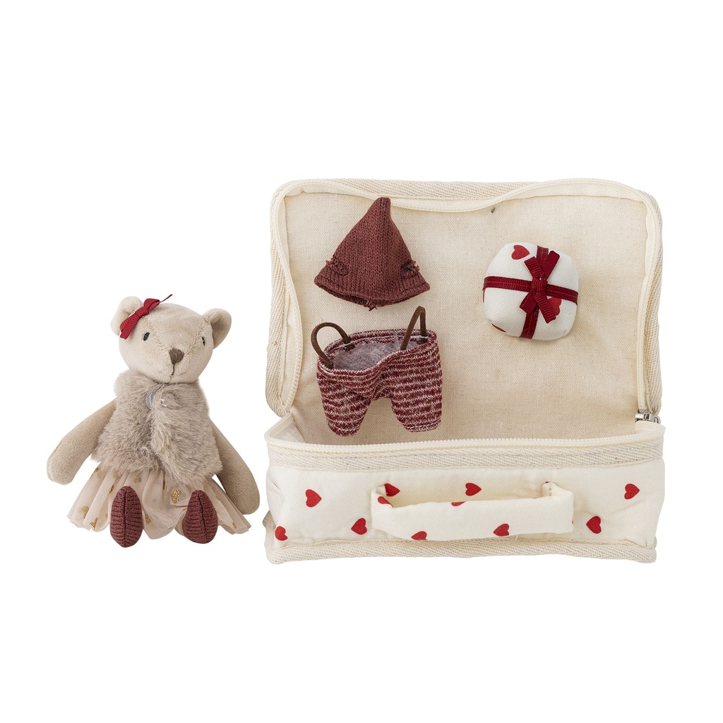 [82069408] Lara, poupée ours de Noël - Bloomingville Mini