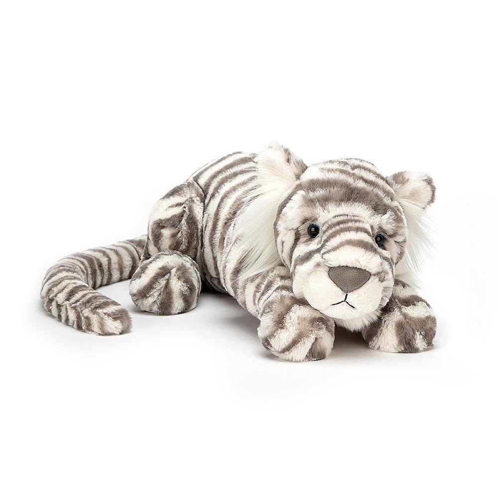 [SAC1T] Peluche Tigre Blanc : Sacha Snow Tiger Medium - Jellycat