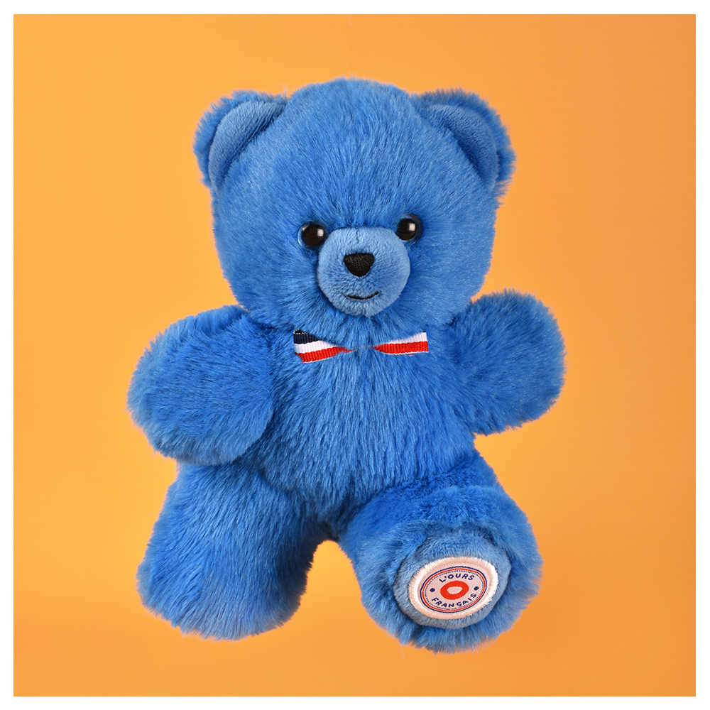 [FR8074] Le NOUNOURS Français 19cm – Bleu pacific -L'Ours Français