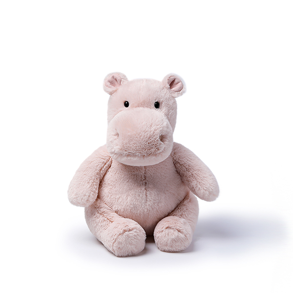 Peluche Hippopotame rose 25 cm - Mc Hugs