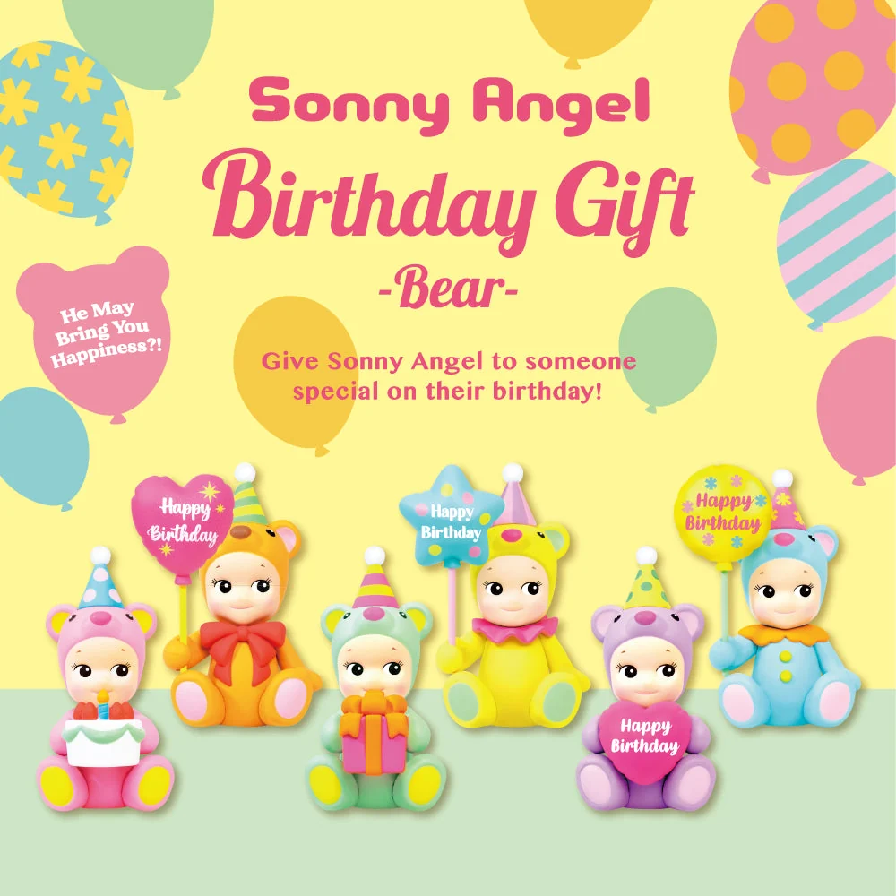 Sonny Angel Série Birthday Bear