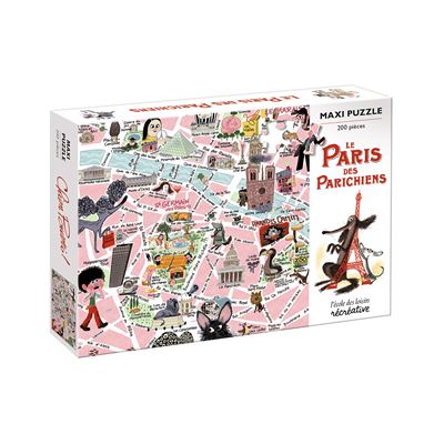 [894739] Maxi puzzle Le Paris des Parichiens - L'école des Loisirs