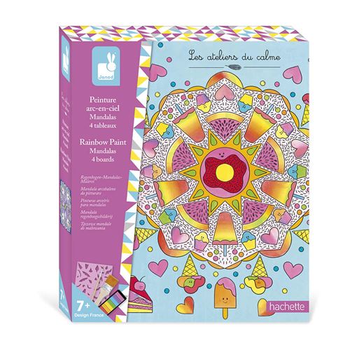 Peinture Arc-en-ciel Mandalas - Janod