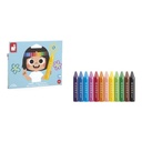 12 crayons cire Jumbo +12 mois - Janod