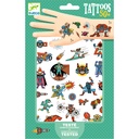 Planche de Tattoos Héros contre Vilains - Djeco