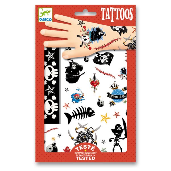 Planche de Tottoos Pirates - Djeco
