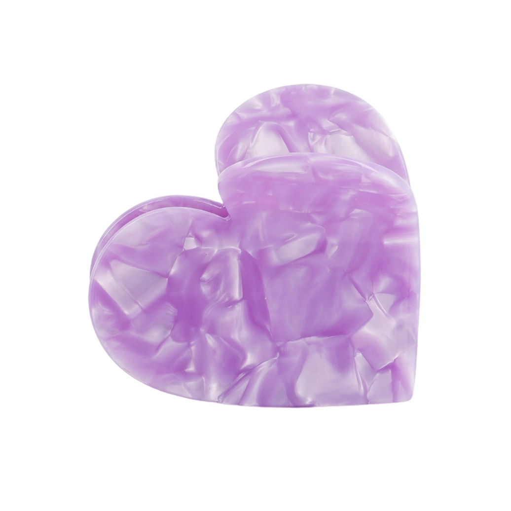 Pince Coeur Violet - Luciole et petit pois