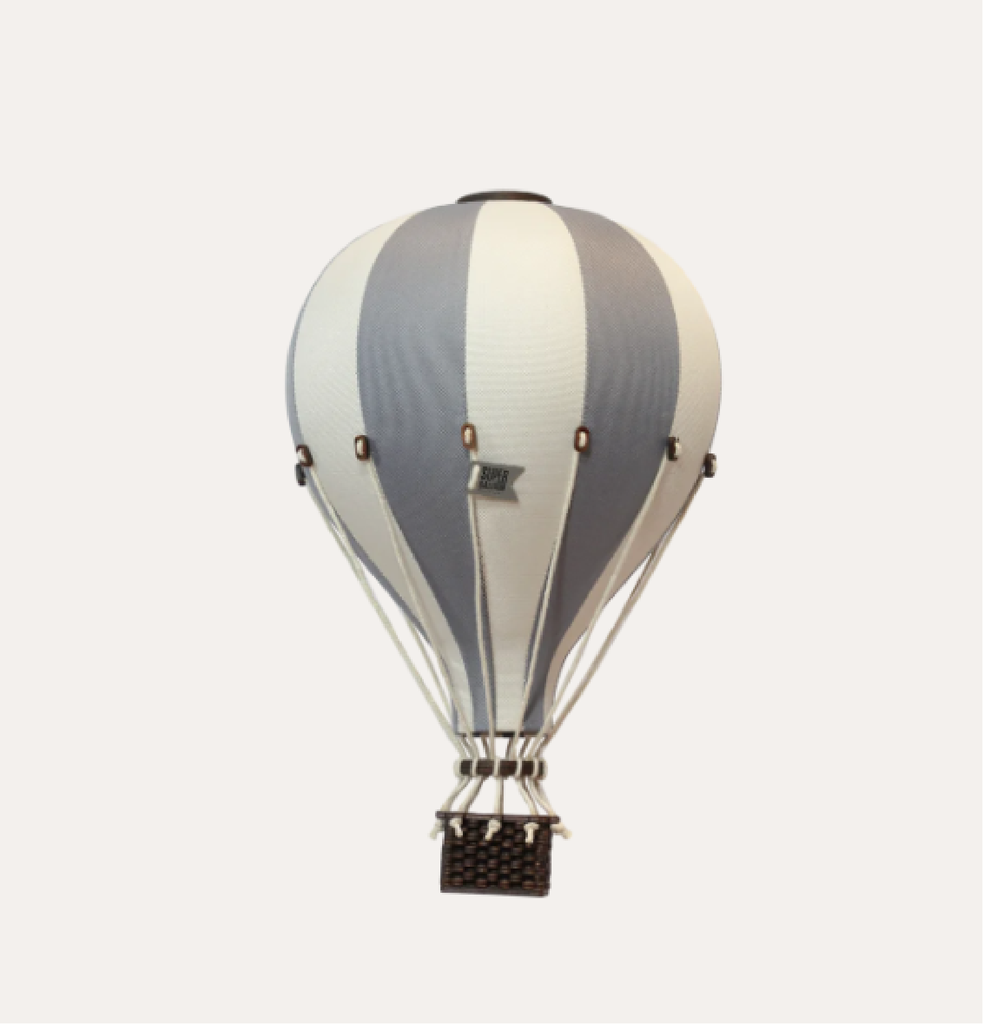 Montgolfière décorative Taille L Beige et Gris Foncé - Super Balloon
