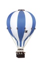 Montgolfière décorative Taille L Blanc et Bleu marine - Super Balloon