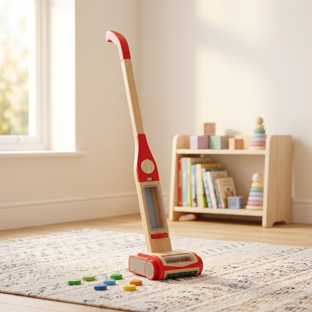 Aspirateur vertical en bois - Bigjigs