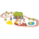 Circuit de train en bois Ferme - Bigjigs