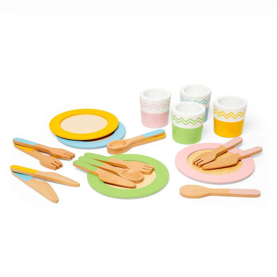 Service de table en bois - Bigjigs