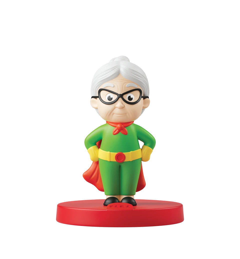 Super Mamie et les Super Drôlolos pour Conteuse d'histoire FABA