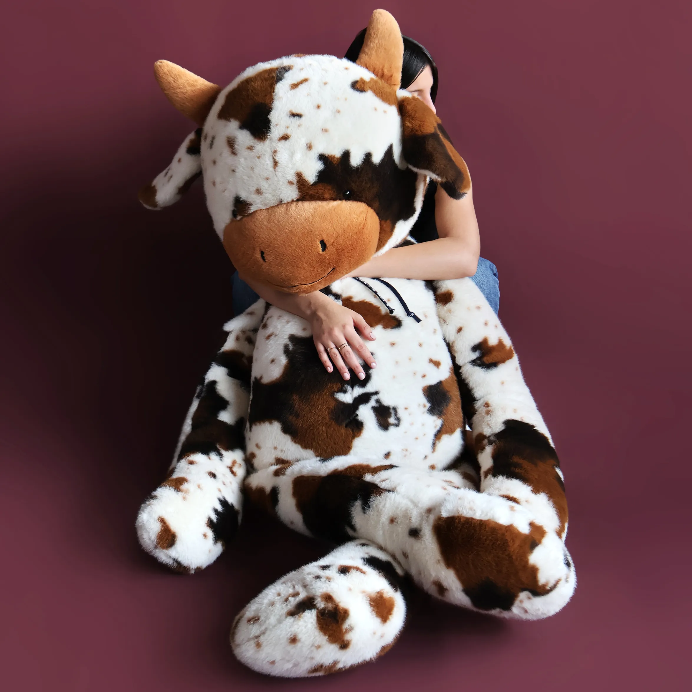 [MA0374] Peluche vache XXL Suzie 160 cm - Mailou Tradition