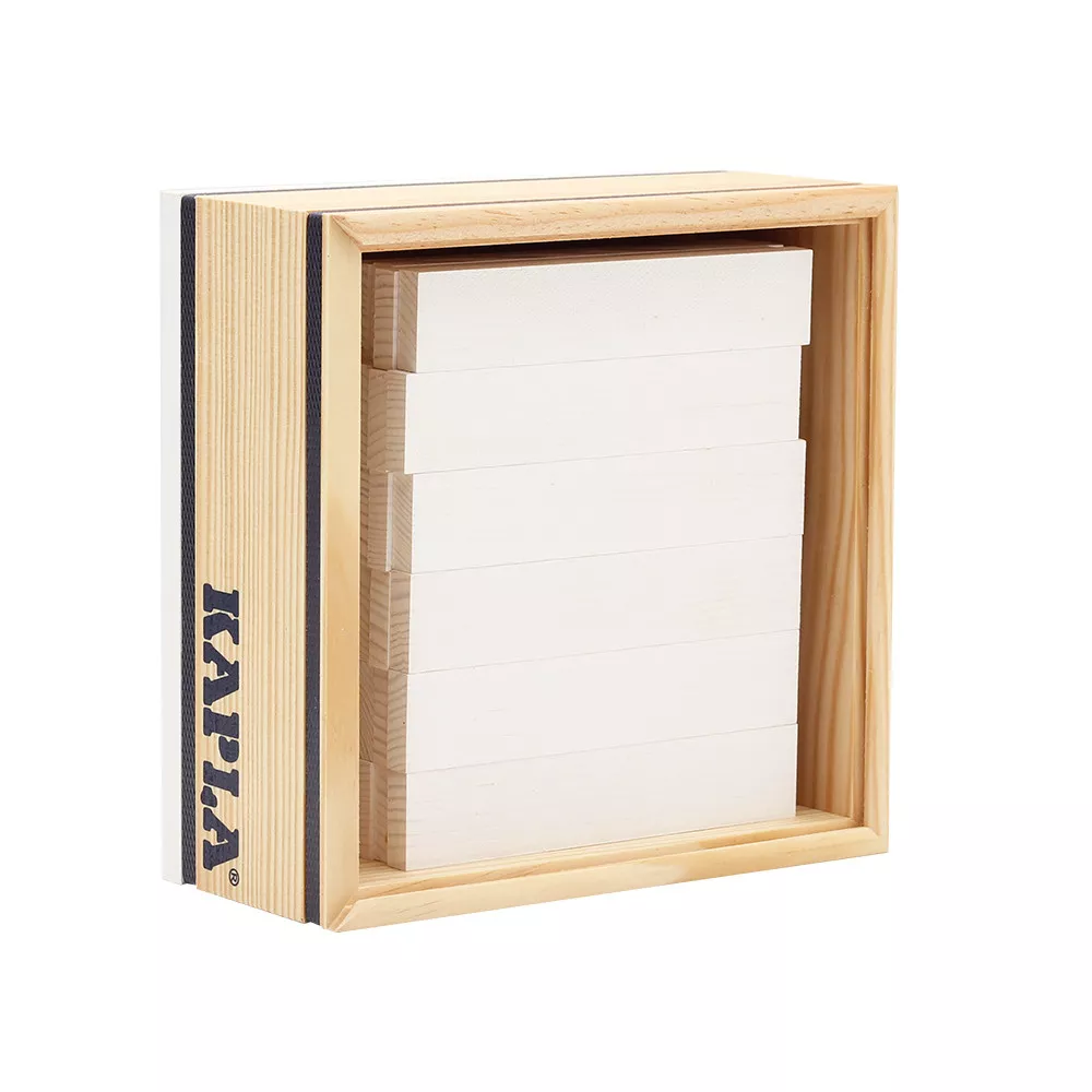 Planchettes en bois blanc - Carré 40 KAPLA