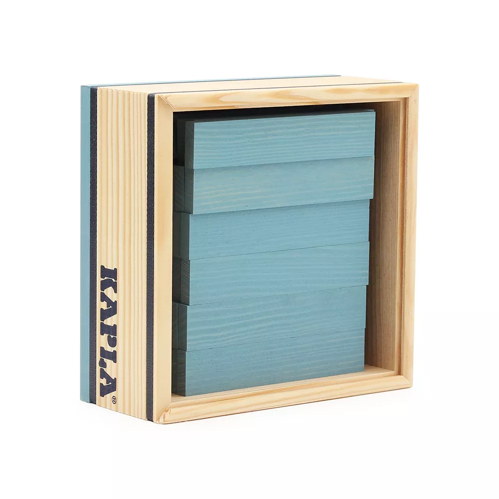 Planchettes en bois Bleu Clair - Carré 40 KAPLA