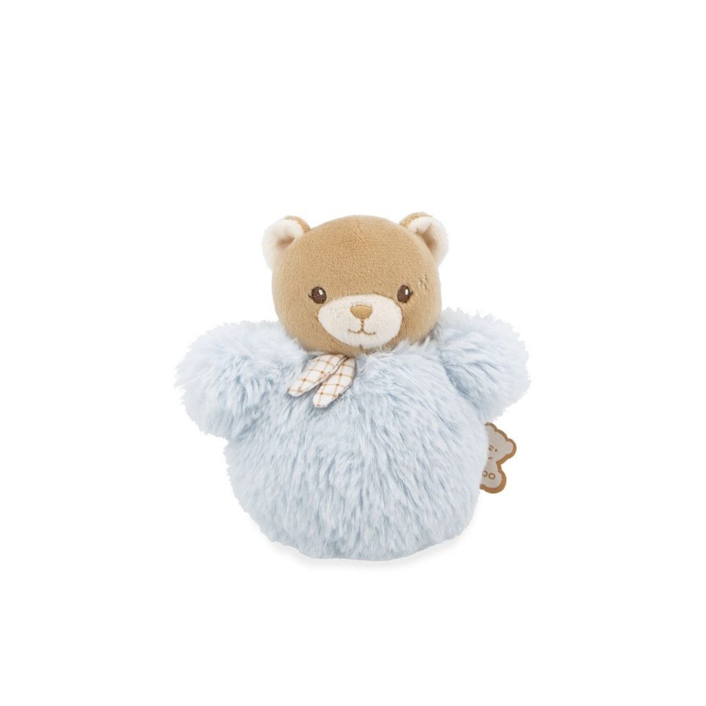 Peluche pompon ours bleu - Kaloo