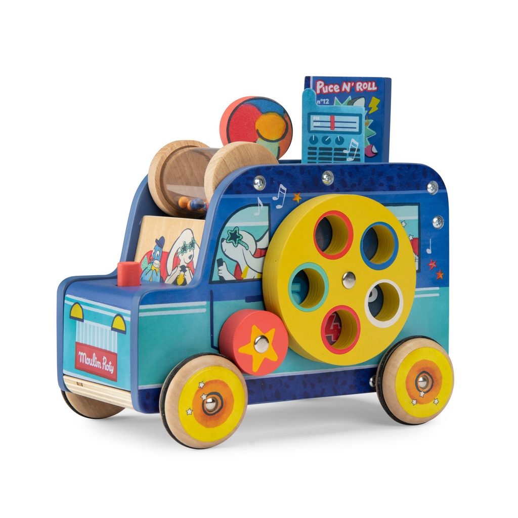 [684371] Voiture multi-activités Puce & Pilou – Moulin Roty