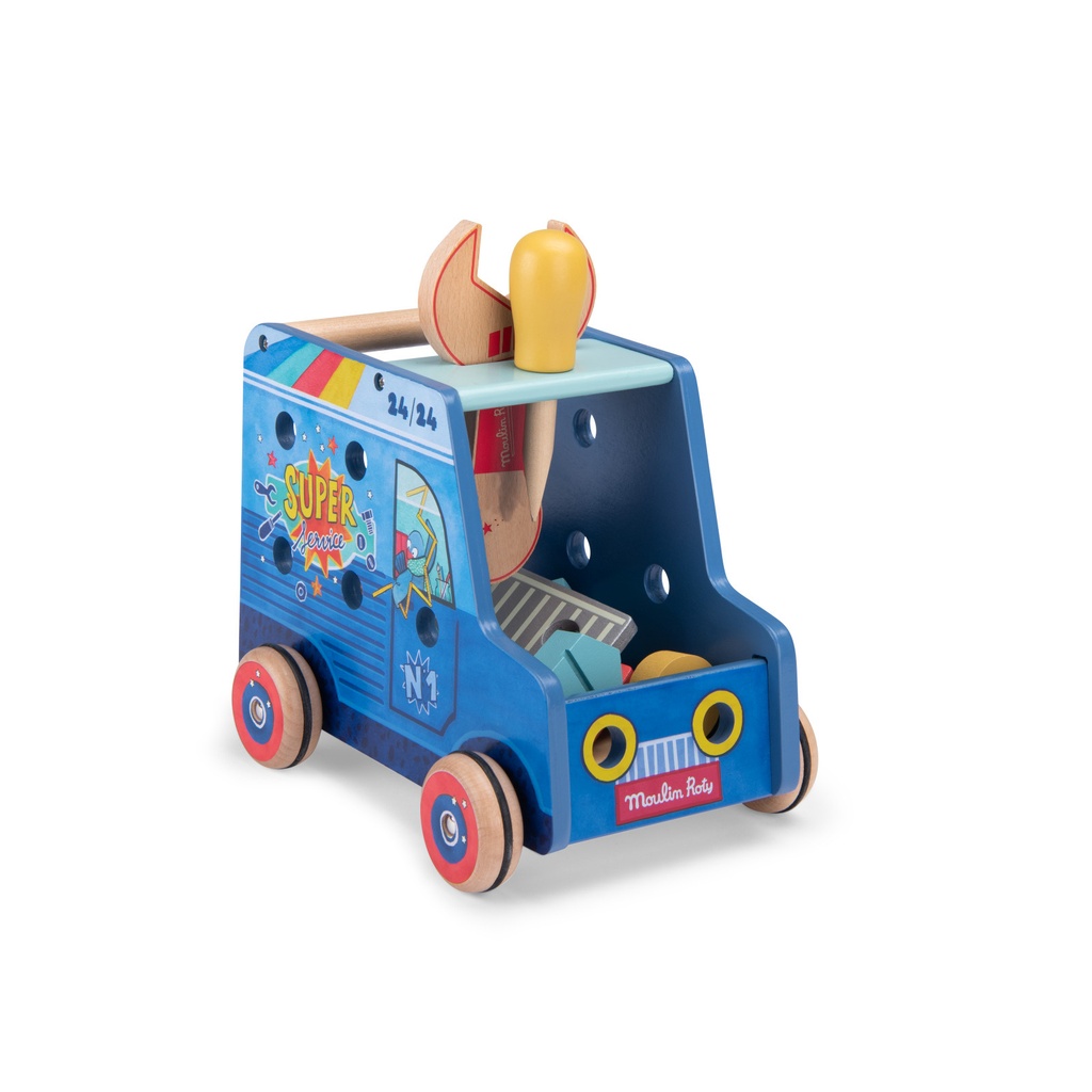 Camionnette d’activités bricoleur Puce & Pilou – Moulin Roty