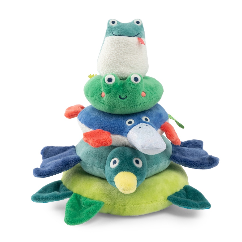 Animaux empilables en tissu La Mare aux Grenouilles – Moulin Roty