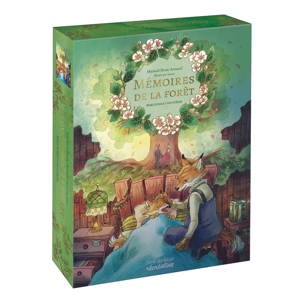 Maxi-puzzle Mémoires de la forêt, 1 000 pièces, Moulin Roty