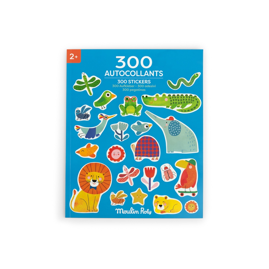Cahier de 300 stickers Le toupitis - Moulin Roty