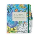 Cahier de coloriage aquarelle magique Tout autour du monde - Moulin Roty