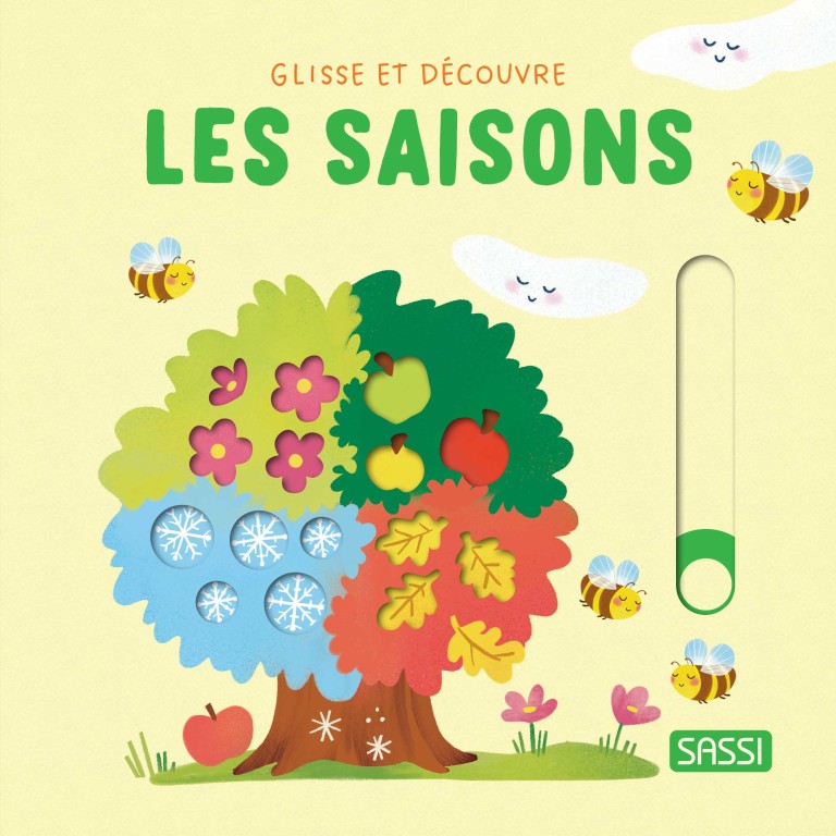 [383395] Livre Glisse et découvre Les Saisons - Sassi Junior