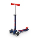 Trottinette enfant dès 2 ans Mini Micro Deluxe LED - Bleu Marine