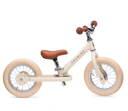 Draisienne évolutive Crème Mat – Vélo enfant vintage - Trybike