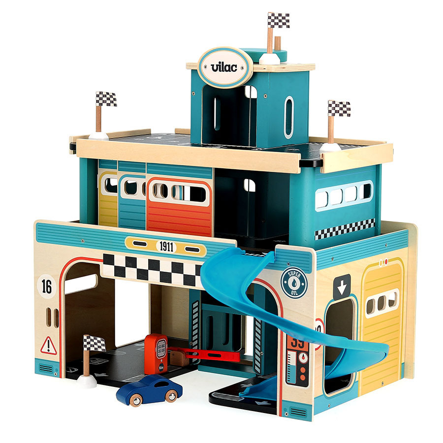 Garage en bois vintage Vilacity – Vilac