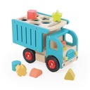 Camion benne d'éveil en bois - Formes à encastrer - Vilac
