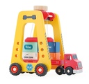 Enjambeur porte-containers magnétique en bois - Vilac