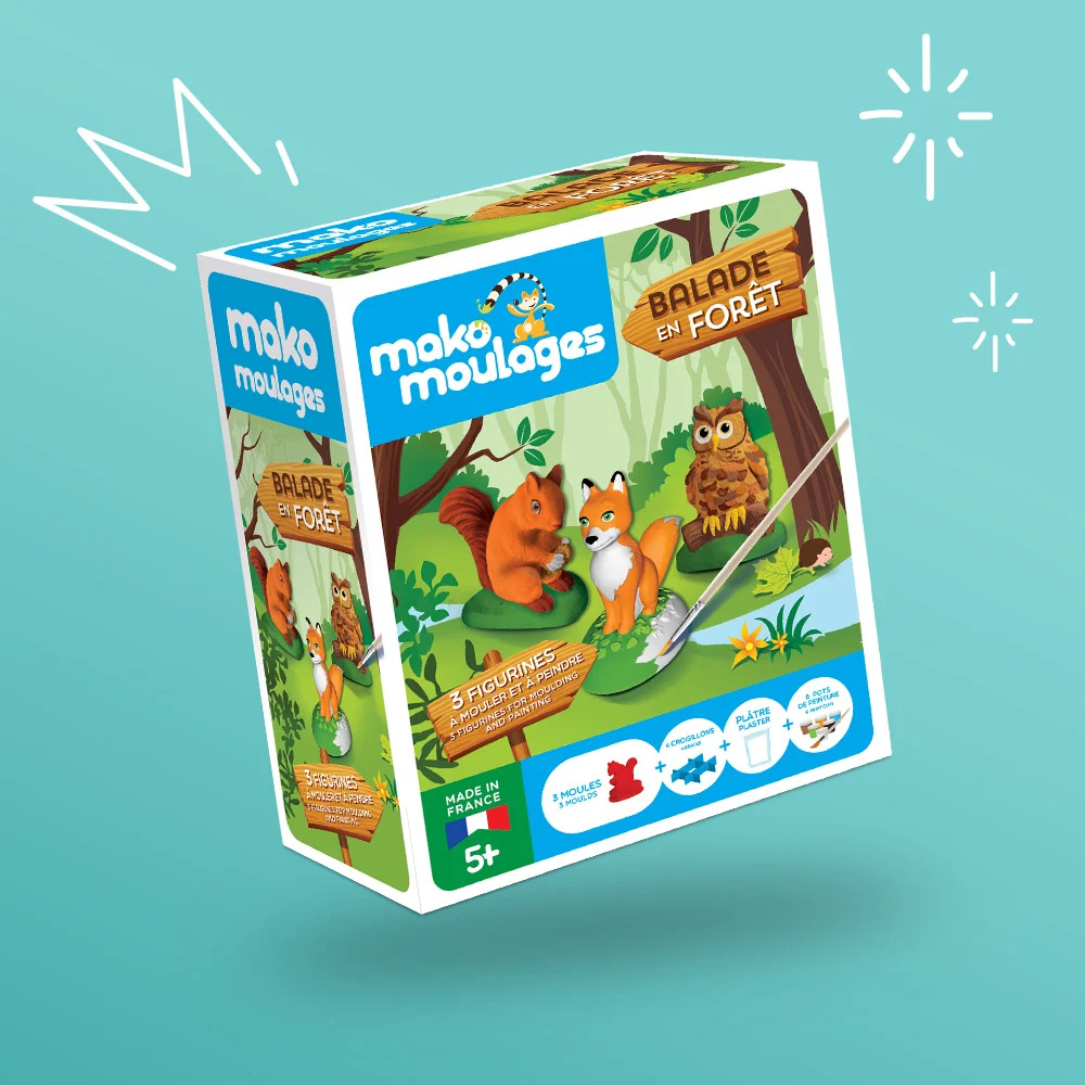 Moulages Balade en forêt - Mako Moulage