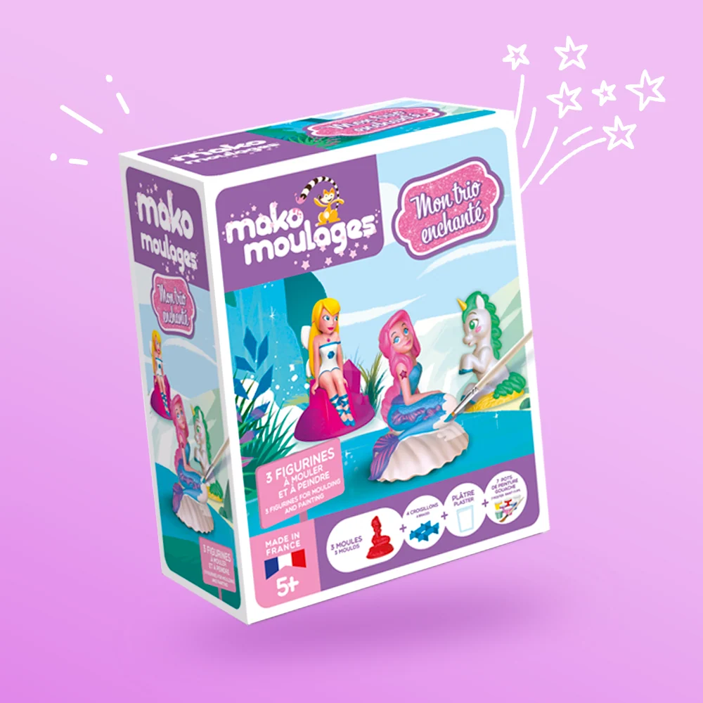Moulages Le trio enchanté - Mako Moulage