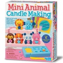 Kit de fabrication de bougies mini animaux - 4M