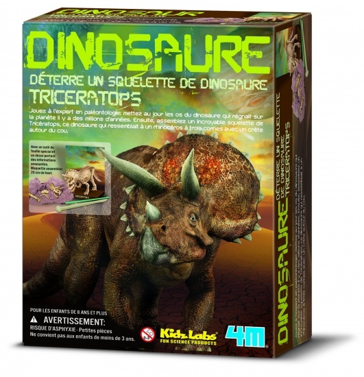 Déterre Ton Dinosaure - Triceratops - 4M Kidzlabs