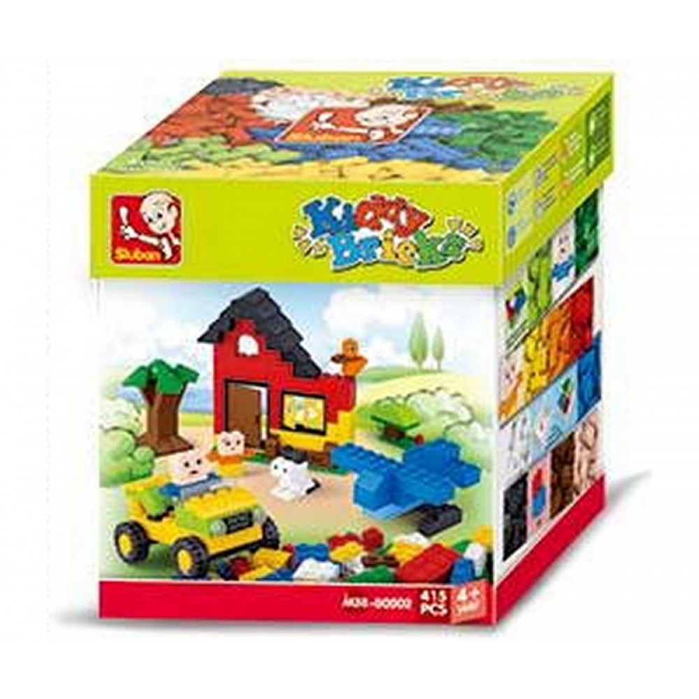 Kiddy Bricks-Basic Building Bricks 415 Pieces-sluban
